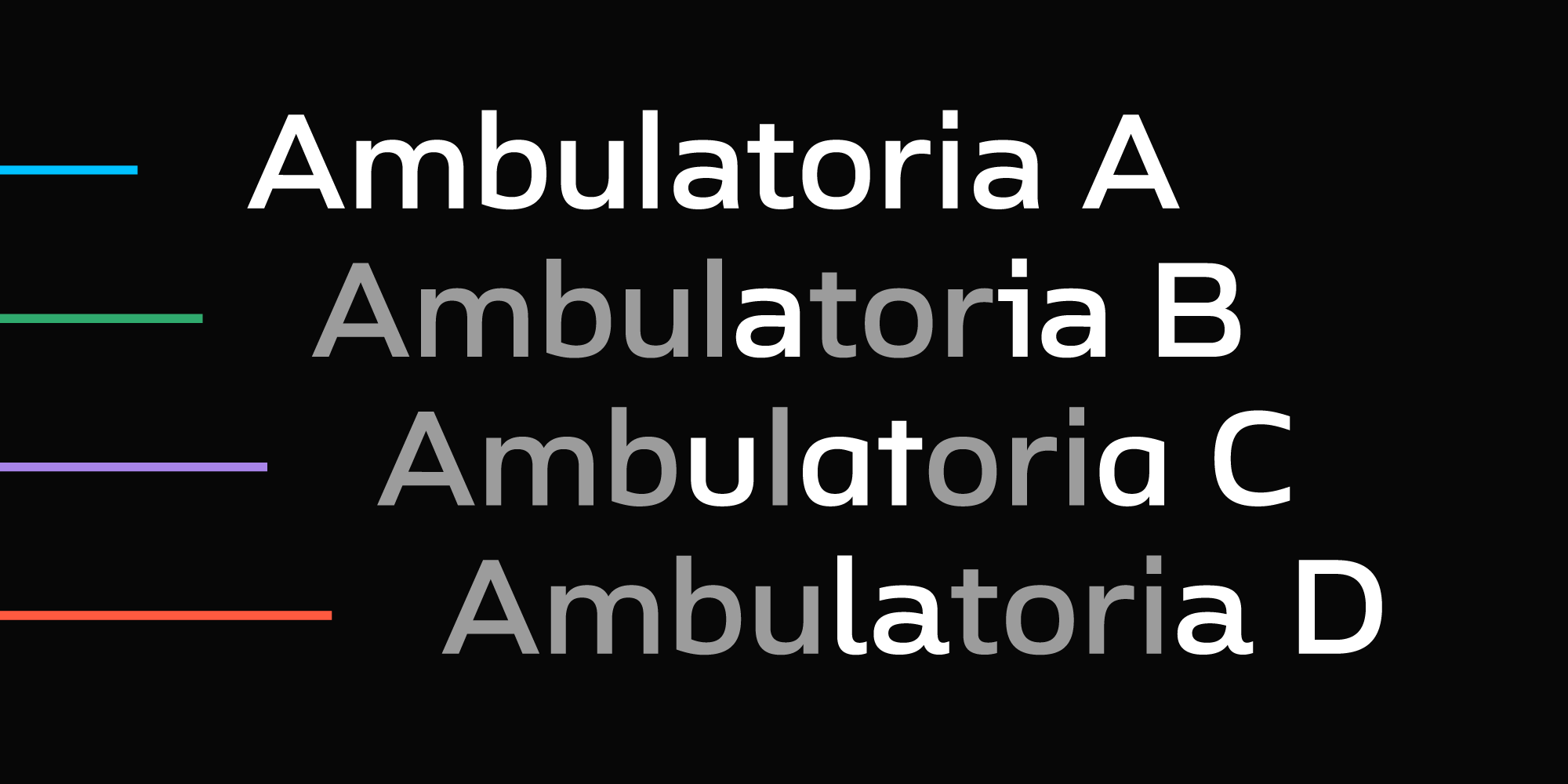 Ambulatoria Typeface