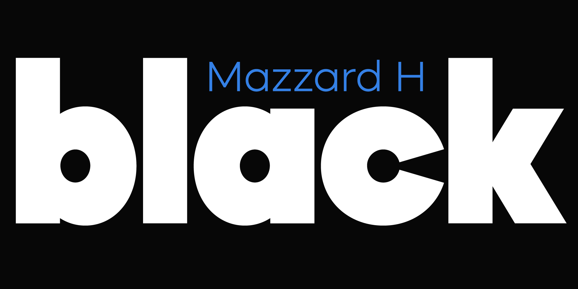 Mazzard Typeface