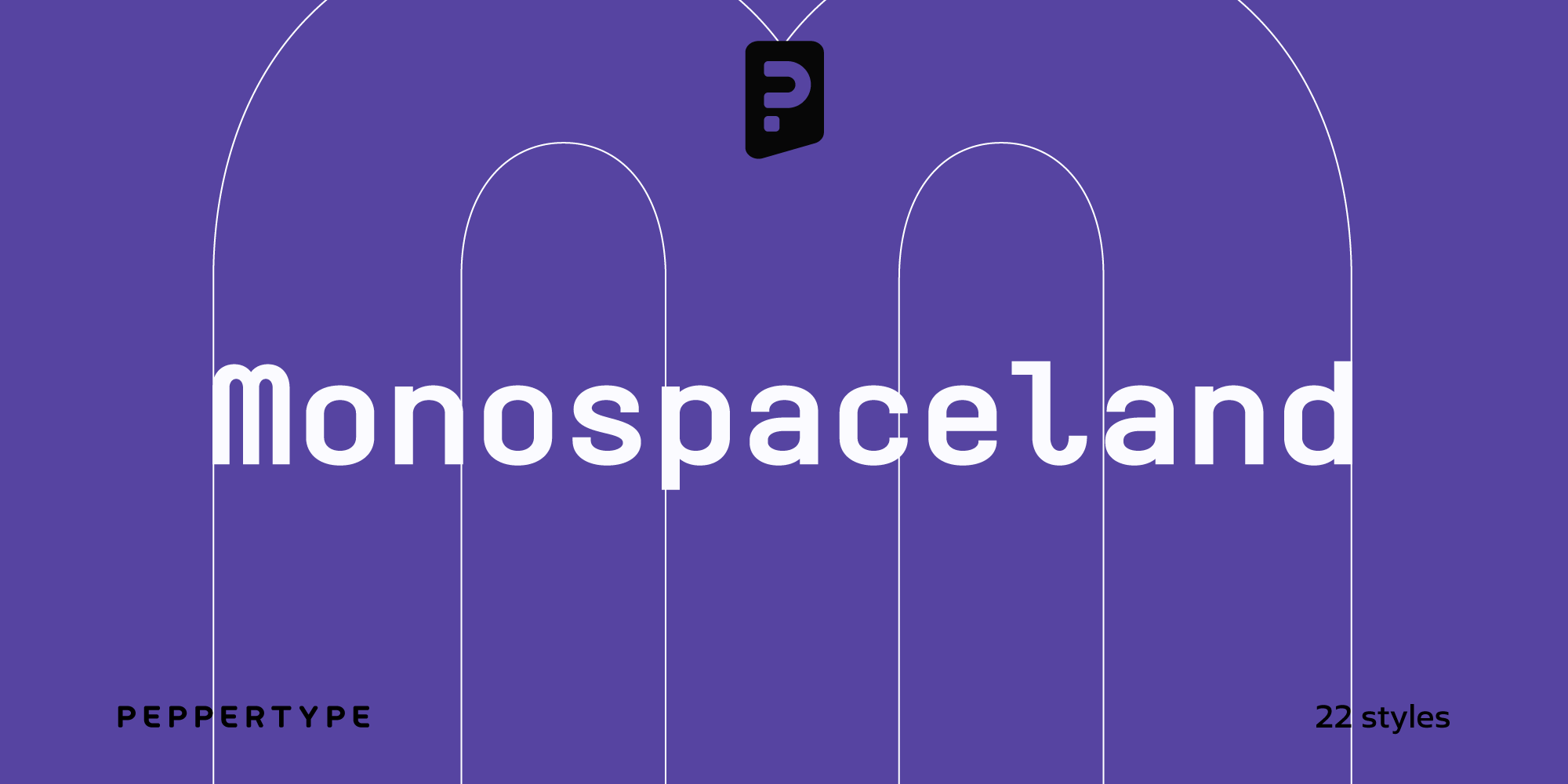 Monospaceland Typeface